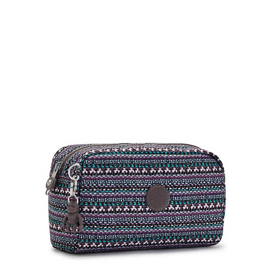 Kipling Gleam Printed Pouch Taske Grå | DK 2139JP